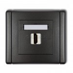 11FHDMI-1 Gniazdo HDMI -  Grafitowy