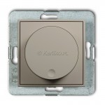 60MRO-2 Ściemniacz przyciskowo-obrotowy do oświetlenia typu LED 0-100W  Taupe