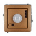 8DCR-1 Łącznik z czujnikiem ruchu 3200W, zasięg 7m, kąt 136st.  Złoty Metalik